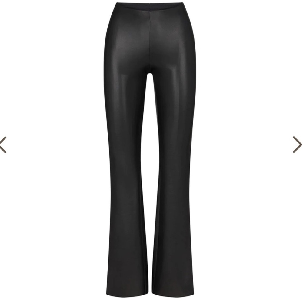 SKIMS Black Flare Pants
